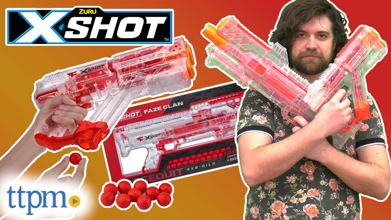 Watch X-Shot FaZe Clan Respawn and Ragequit Blasters from Zuru on